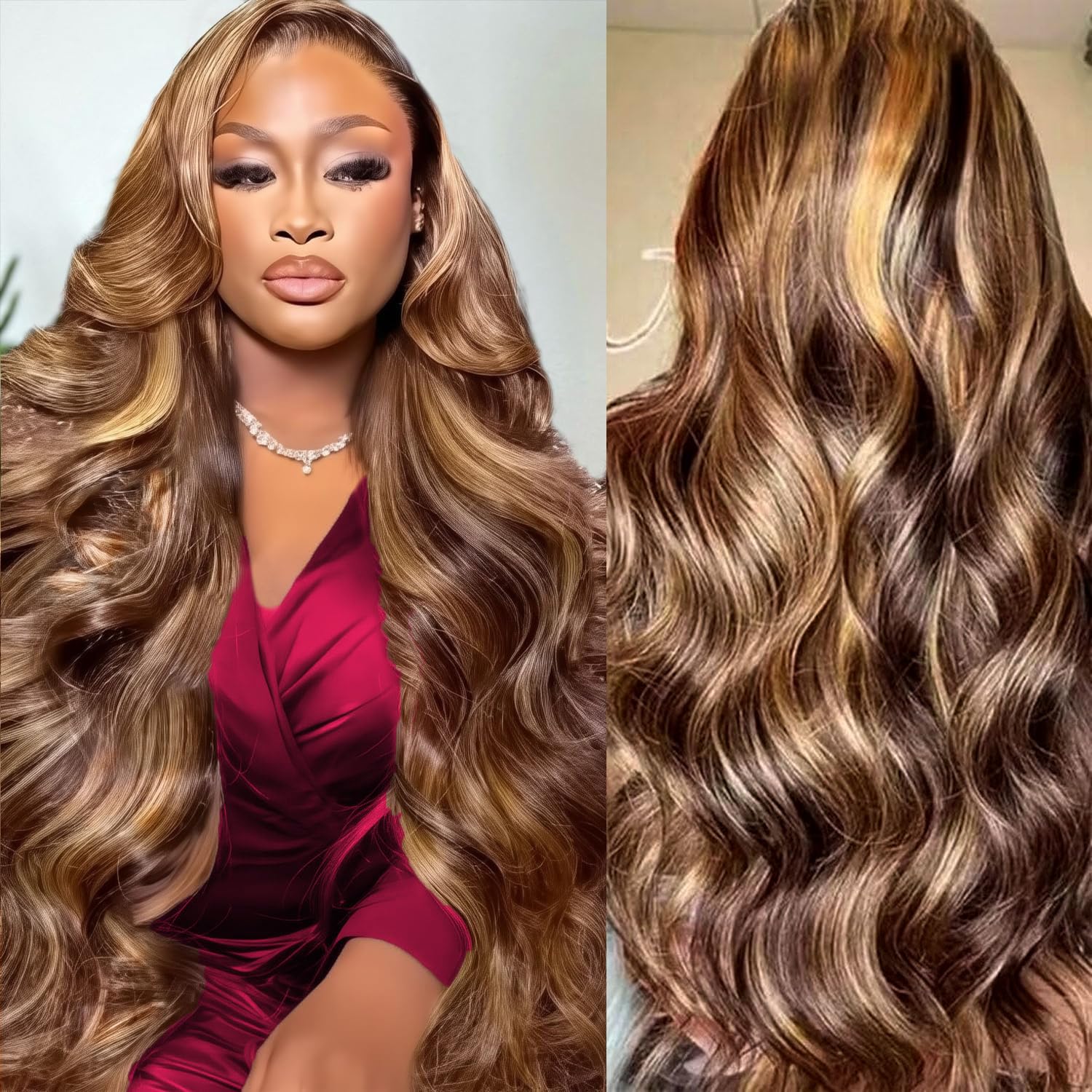 Lace Front Wigs - Perucas Frontais de Renda HD Highlight