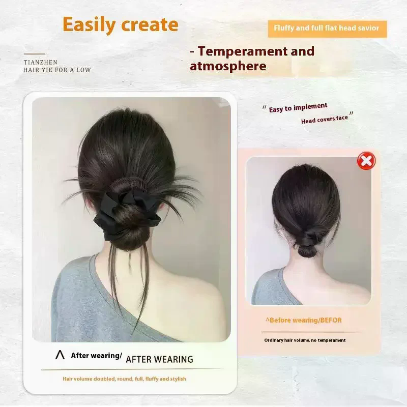 Clipe de garra de coque bagunç - Claw Clip Messy Bun Hair Piece avaliação e preço