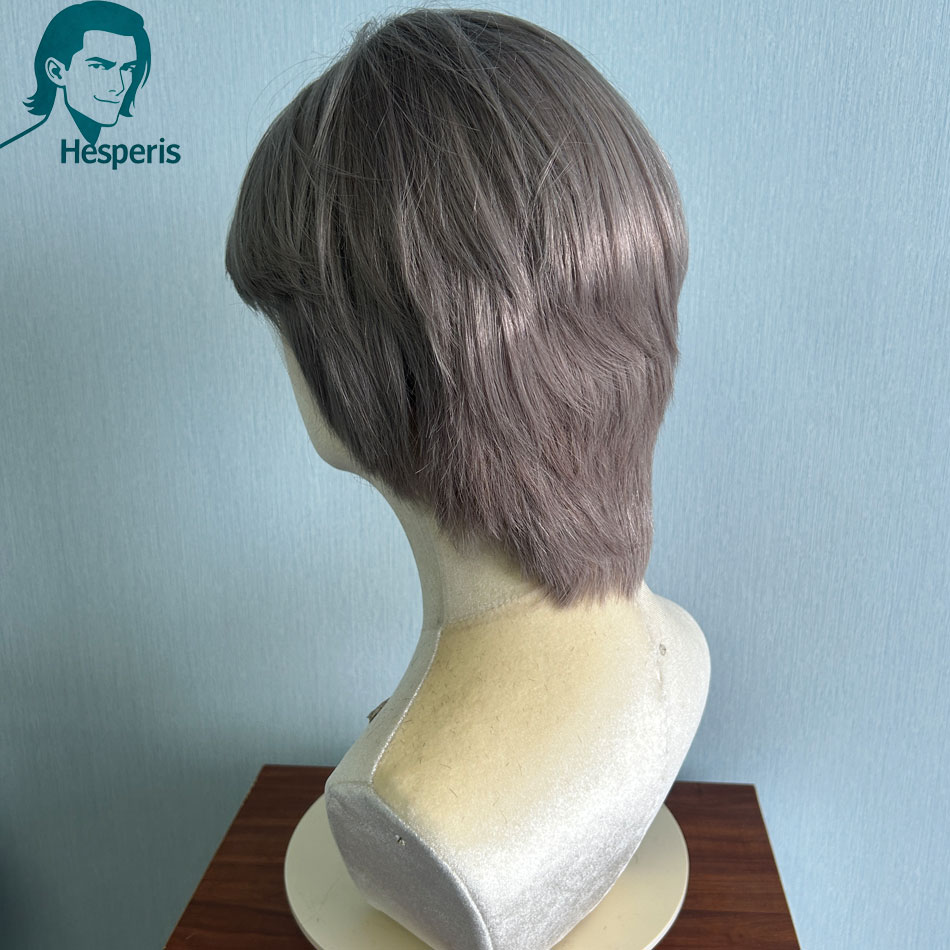 Peruca Masculina Hesperis Remy - Pre Parted 13X4 Lace Front Bob Wig avaliação e preço