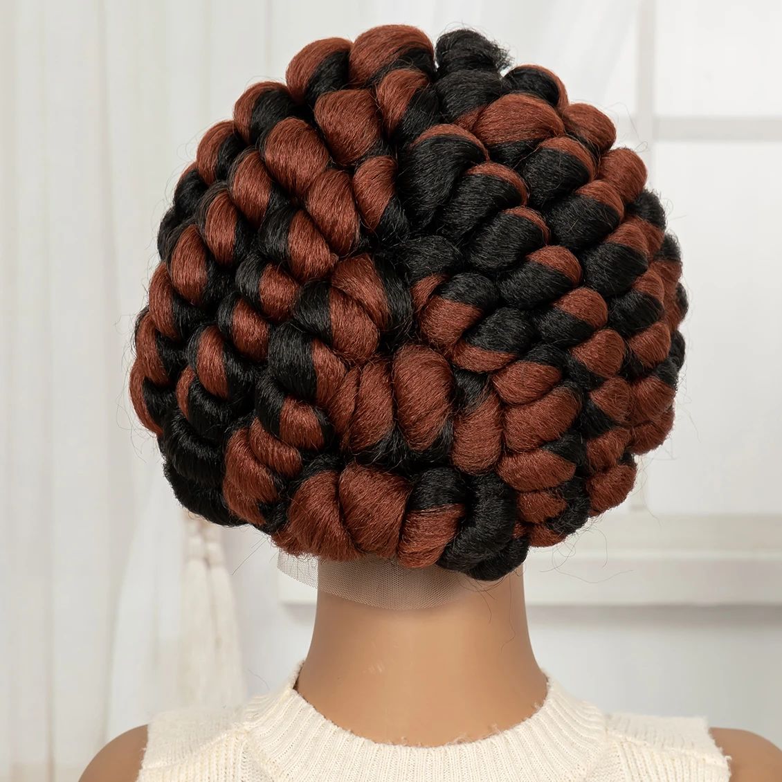 Cornrow trançado perucas sinté - Synthetic Braided Wigs For Black Women avaliação e preço