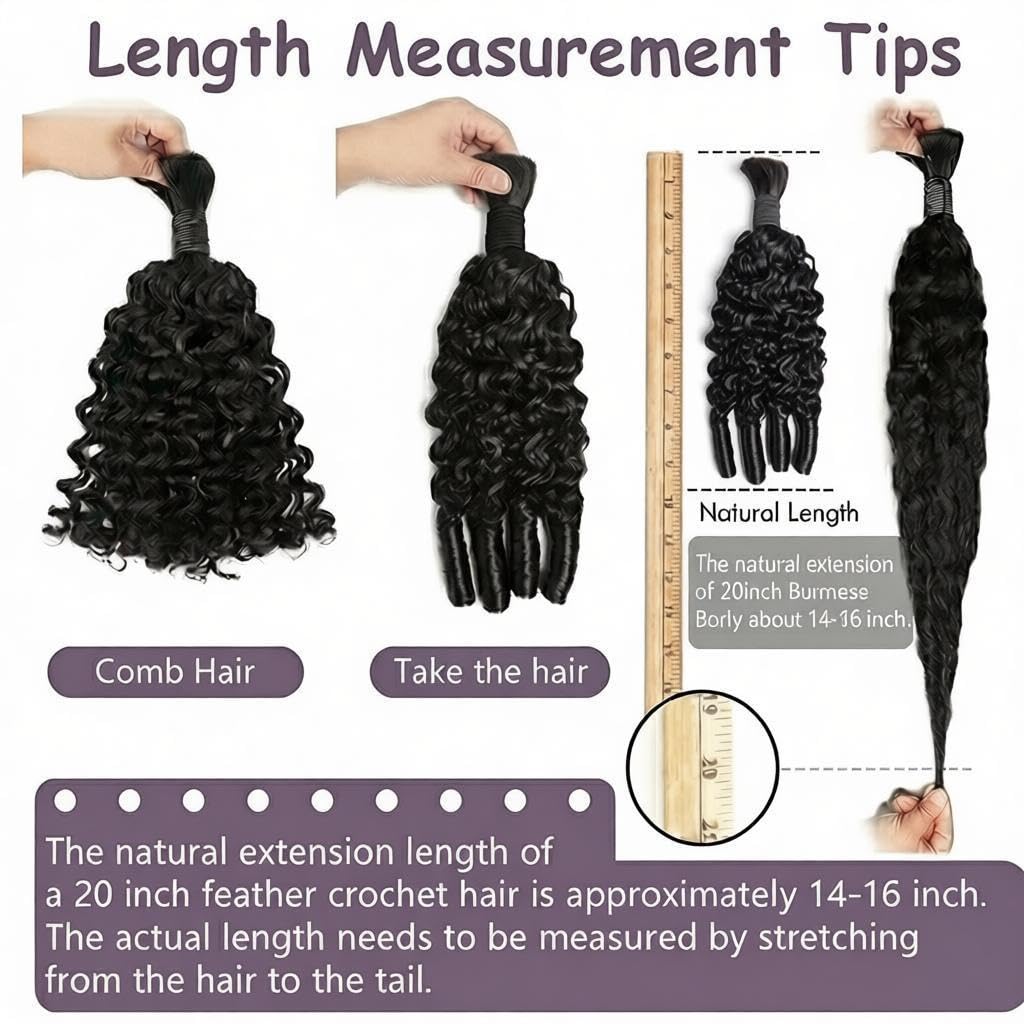 Cabelo Humano Cacheado Birmanê - Water Wave Bulk Human Hair For Braiding avaliação e preço