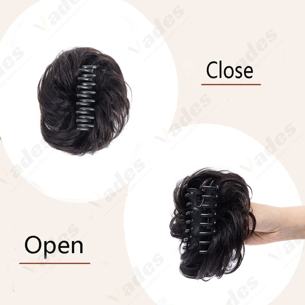 Cabelo bagunçado ondulado, cli - Claw Clip Messy Bun Hair Piece avaliação e preço