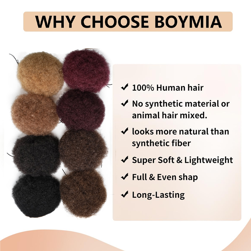 8 Polegada afro puff cordão ra - Drawstring Afro Curly Puff Ponytail avaliação e preço