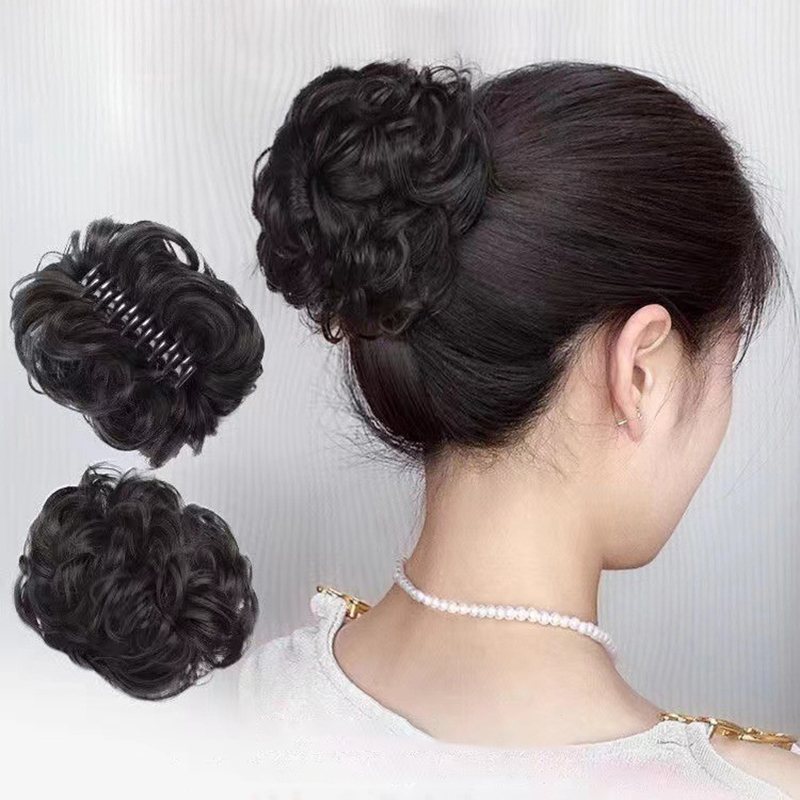 Novo Coque Sintético Desgrenha - Claw Clip Messy Bun Hair Piece avaliação e preço