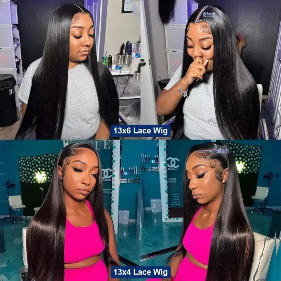 Perucas de Cabelo Humano Liso  - Human Hair Wigs avaliação e preço