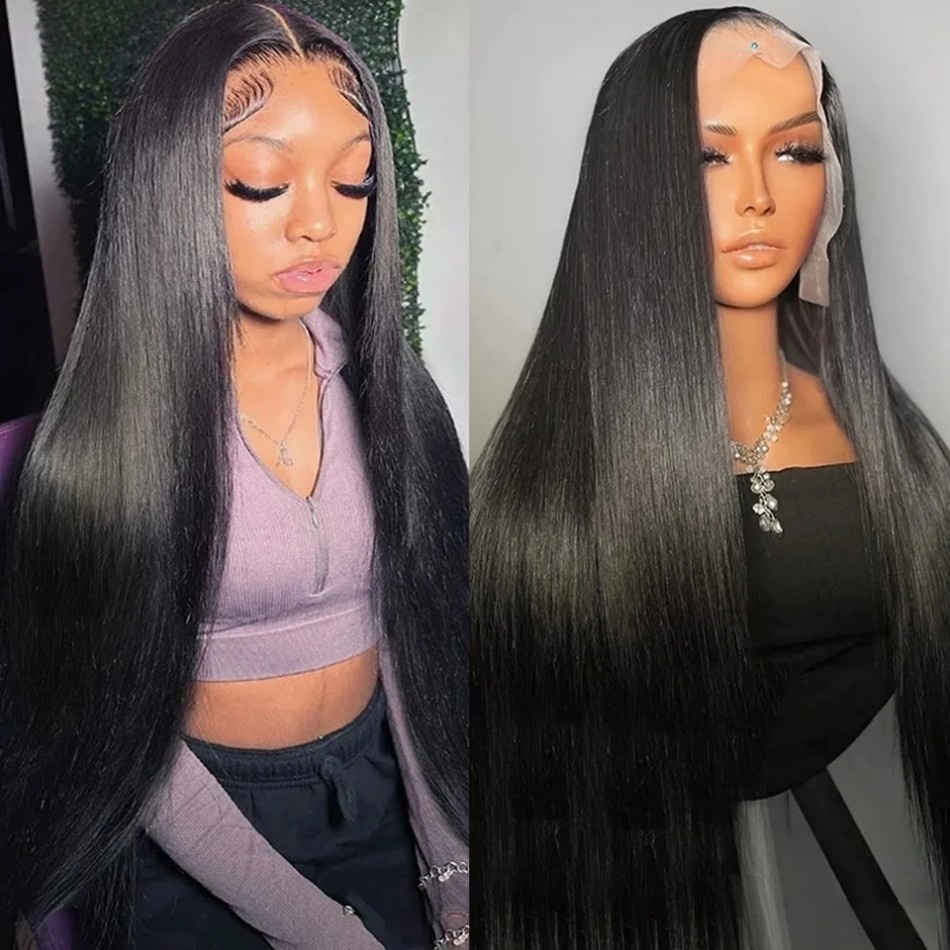 Perucas de Cabelo Humano Liso  - Lace Front Wigs avaliação e preço
